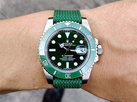 perlon straps for rolex|Rolex submariner nylon straps.